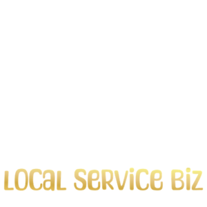 local service biz logo - white