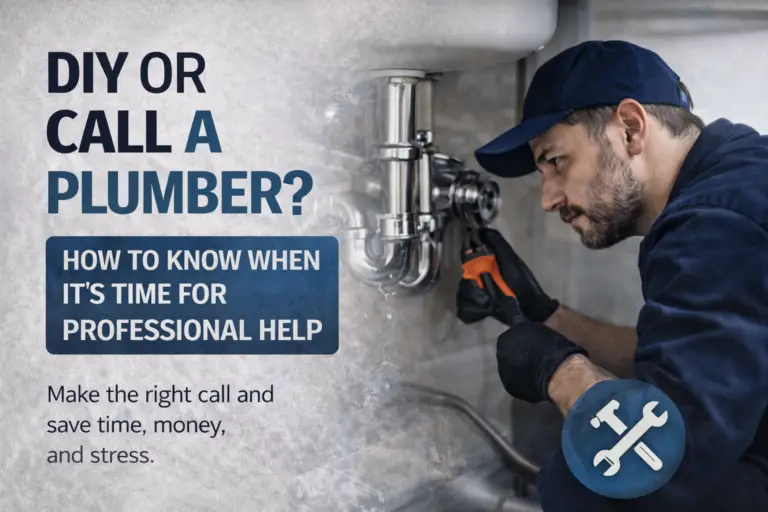 DIY or Call a Plumber? How to Know When It’s Time for Professional Help