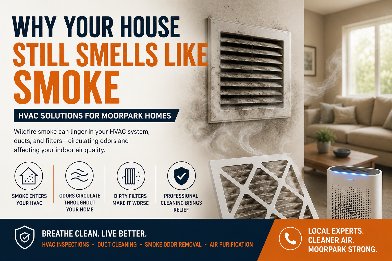 Why Your House Still Smells Like Smoke After Nearby Wildfires in Moorpark