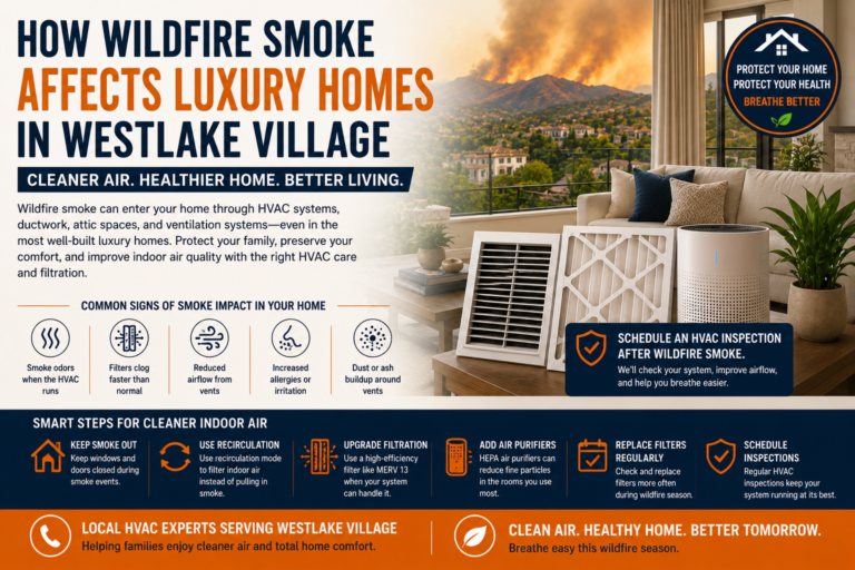 How Wildfire Smoke Affects Luxury Homes in Westlake Village